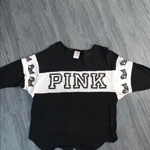 Victoria Secrets Pink 3/4 sleeved shirt